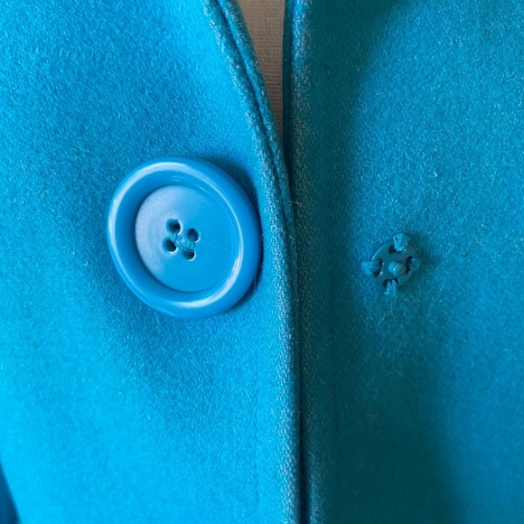 Vintage Tulle wool coat SZ LRG - Picture 5 of 9